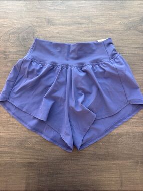 DSG Purple Flared High-Rise Athletic Shorts - NWT